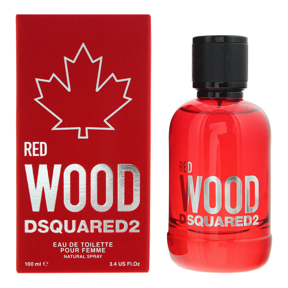 Dsquared2 Red Wood Pour Femme Eau de Toilette 100ml Spray For Her - UK Stock New