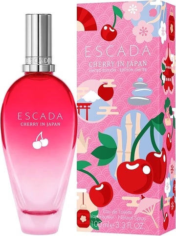 ESCADA CHERRY IN JAPAN LIMITED EDITION 100ml EDT SPRAY - NEW BOXED & SEALED - UK
